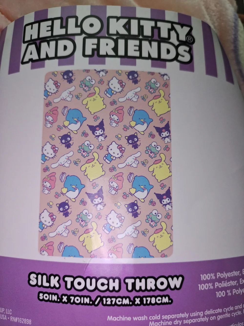 Hello Kitty And Friends Throw 50inx70in